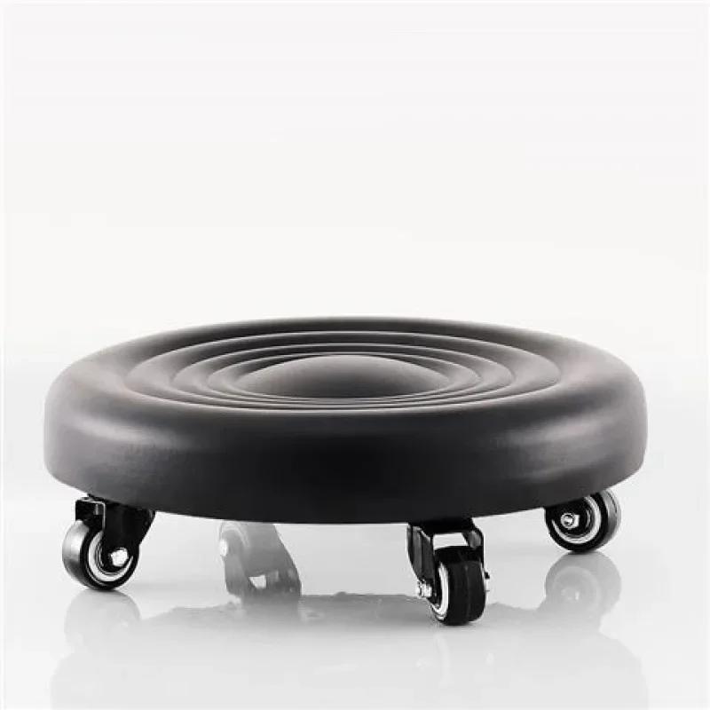 Universal Wheel Small Chair Pulley Stool Home Beauty Seam Simple Belt Wheel Pedicure Mobile Small Bench