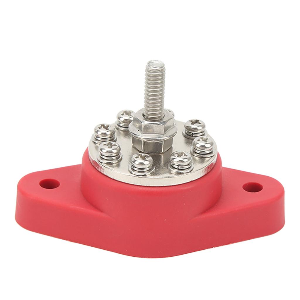 Distribution Junction Post 16 Terminal Block 1 4in M6 Battery Junction Post for Cars RVs Boats Trucks