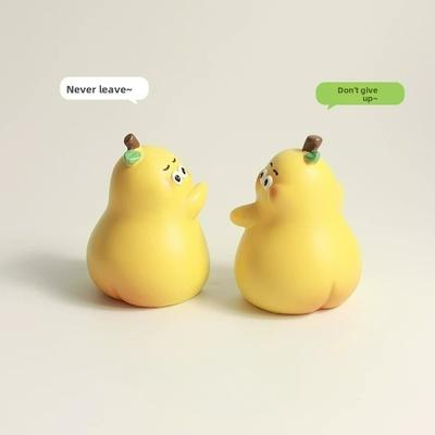 Cute Hugging Pear Desk Decor Pair Never Separate Couples Gift Meaningful Birthday Present for Her Him Valentine Anniversary Love