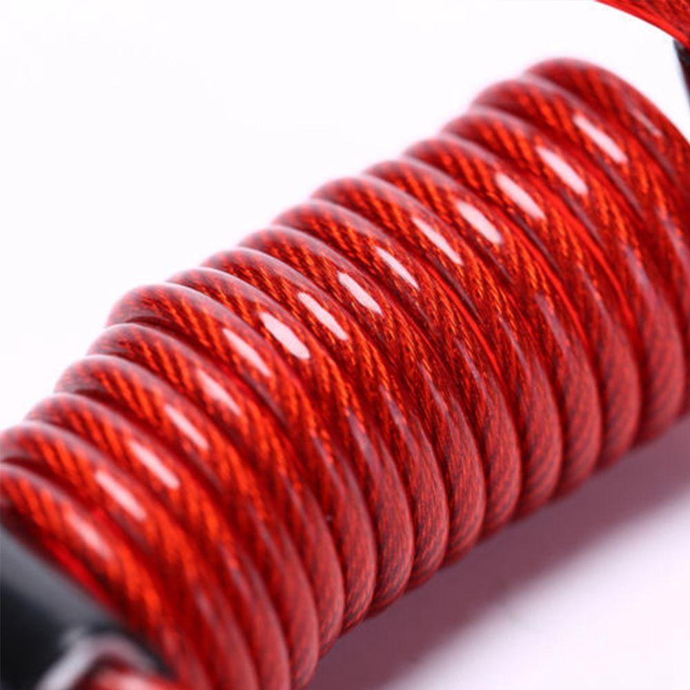 Elastic Safety Parts Accessories Motorcycle Theft Protection Spring Cable locks Alarm Disc lock Anti-theft rope Disc Brake Bag