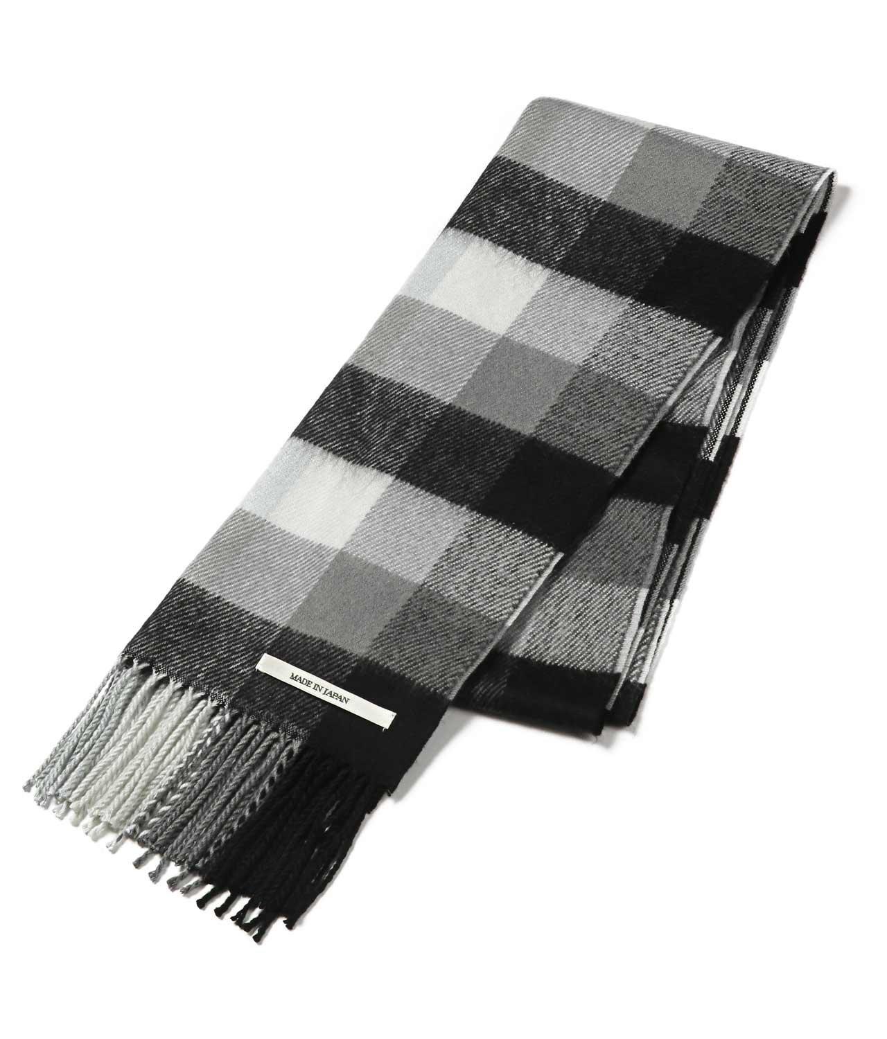 

Вязаный шарф/палантин в стиле регби, однотонный в клетку, черный x, мужской, Япония, & с узором, подарок, серый, pm-6955