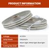 AC 220V LED Strip Light 120 LEDs/M IP65 Waterproof Flexible Ribbon Warm Natural White Blue Home Decor With On Off Switch