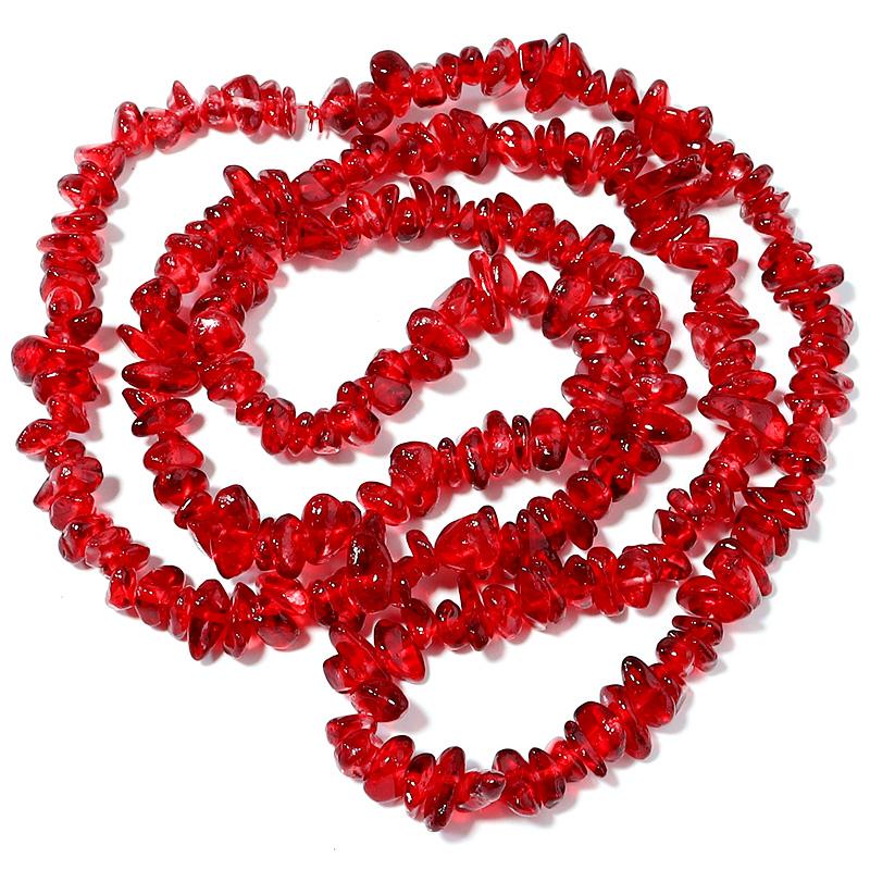 1 Strand Crystal Beads 8X5mm Colorful Irregular Gravel Glass Loose Spacer Beads For Jewelry Making DIY Bracelet Necklace Finding