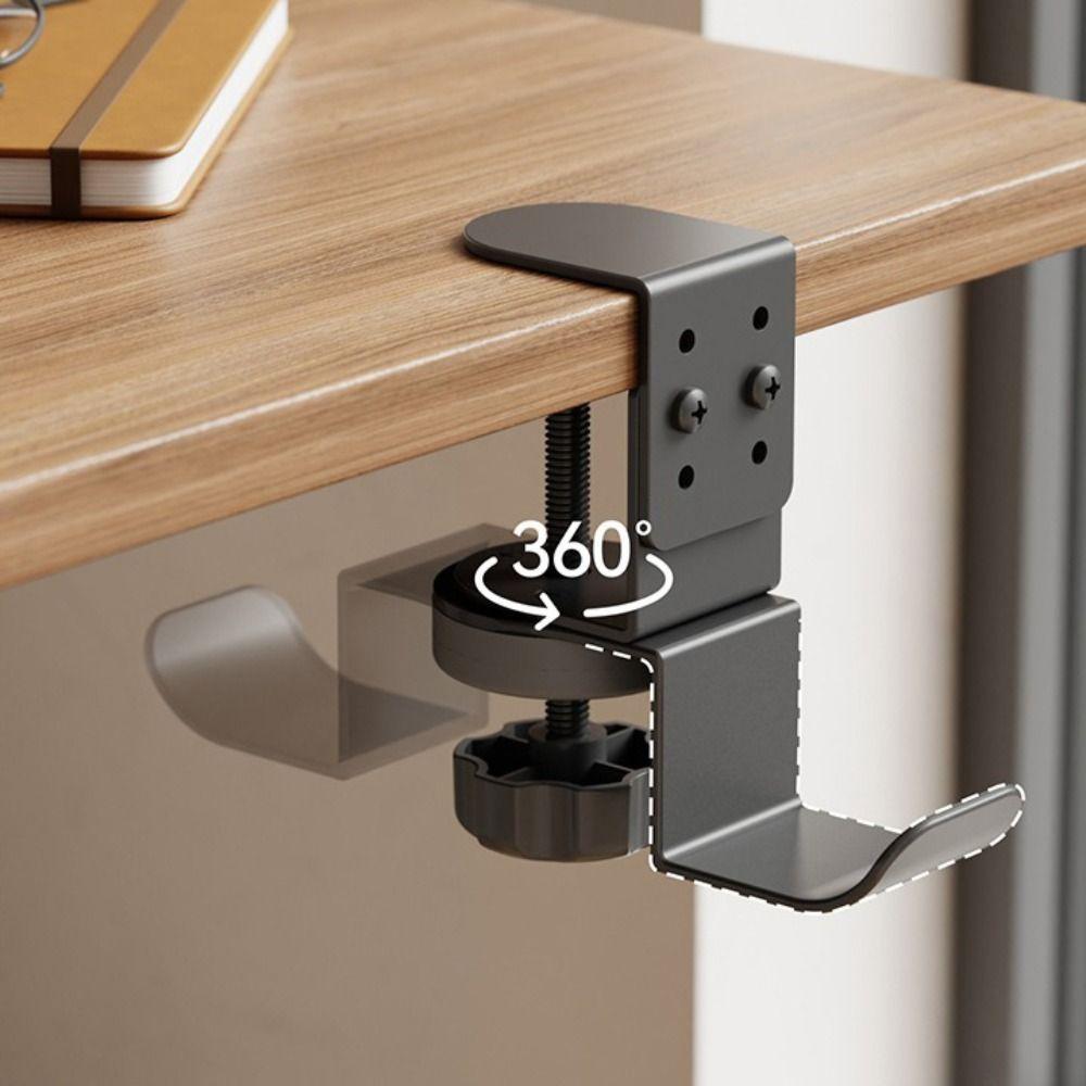 Kopfhörerständer aus Kohlenstoffstahl Universal Taschenhaken Universal Soundbar-Ständer Schülerschreibtisch