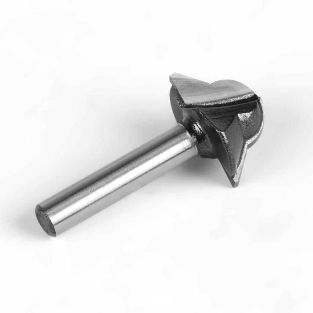 Professioneller Rundboden V-Nut Carbon-Fräser für glatte Holzkanten Leichtes Design Ideal für detaillierte Schreinerarbeiten