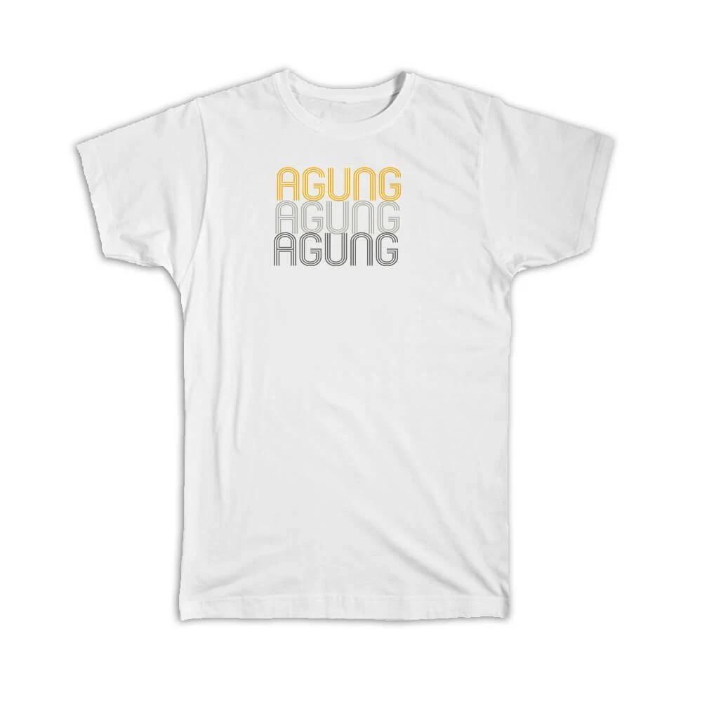 Подарочная футболка : Агунг Бали Индонезия Винтажная Графика 3XL