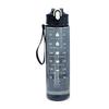 2000ml Stylish Women's Water Bottle with Straw & Scale - Portable for Outdoor & Sports
