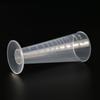 Vaso medidor de plástico transparente con escala, pico vertedor sin asa, recipiente para líquidos para suministros de barra de cocina