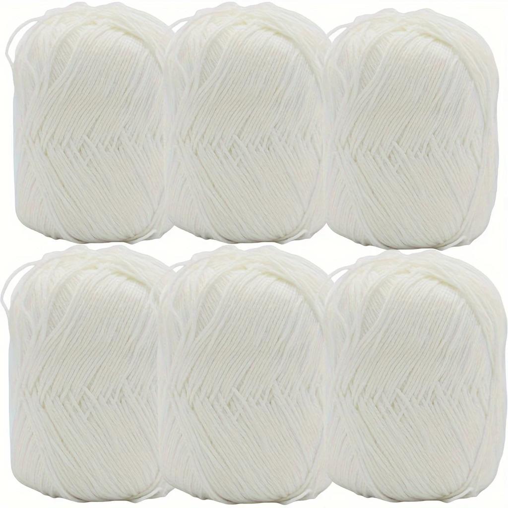 100% Cotton Yarn for Crocheting and Knitting, Medium-Weight DIY Craft Yarn for Sweaters,Scarves,Hats,Gloves - 50g/170m Per Skein