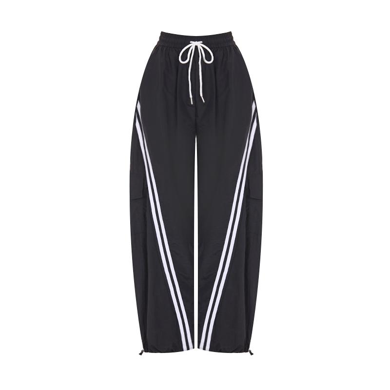 SELLY'S Diagonal Line Jogger Training Pants_I6B-Cpt040