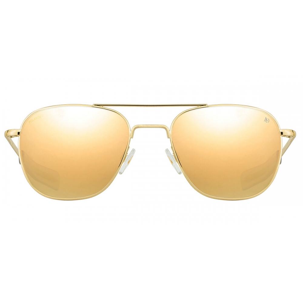 

American Optical Original Pilot Polarized 1gmnp Unisex Sunglasses 52-20-140