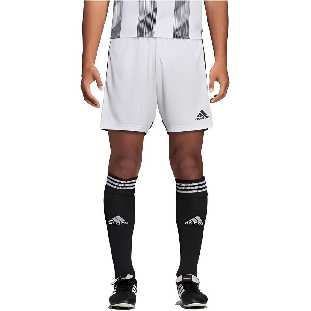 Adidas Contrast Stripe Soccer Shorts Men Bottoms White DP3247
