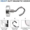 Magnetic Hook Strong Iron Absorption Color Electroplating Strong Magnetic Hook Household Metal-plated Magnet Hook For Bathroom