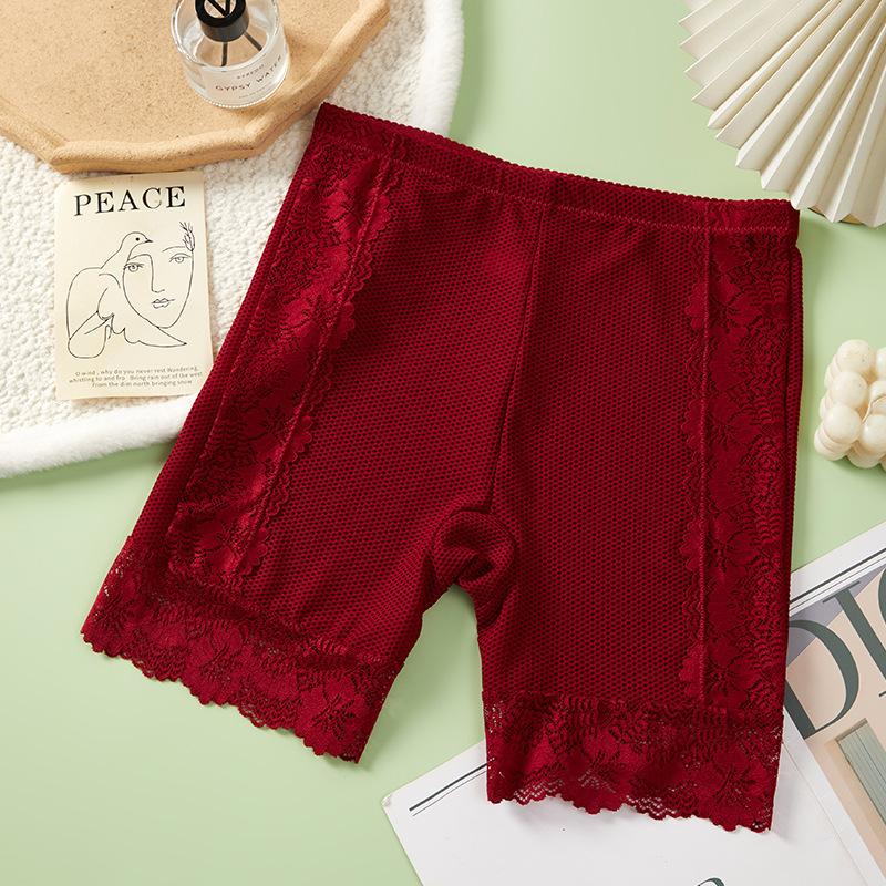 Plus Size Women's New Summer Lace Traceless Anti Slip High Waist Constricting Panties