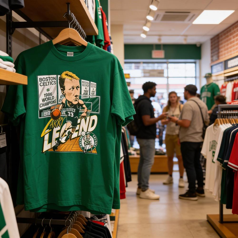 

Larry Bird Caricature Green MEn S234XL Tshirt Unisex T-Shirt XL