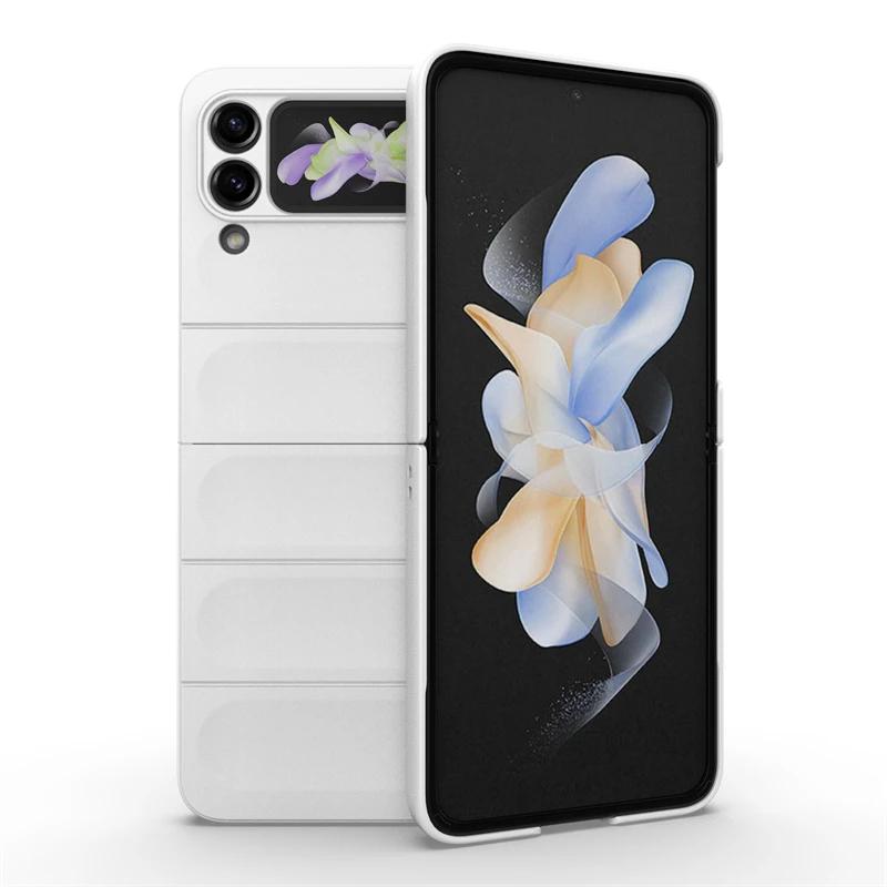Für Samsung Galaxy Z Flip4 3 5 5g Rückseite Handyhülle Weiches Flüssigsilikon Sturzsicher Stoßfest Schützen Funda Coque Hüllen