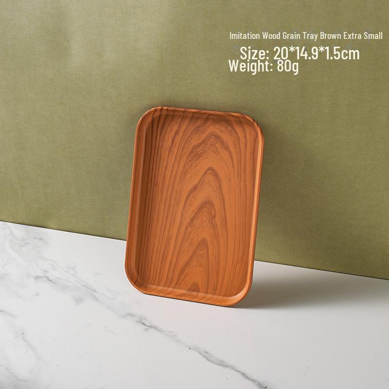 Wheat Straw Multifunctional Tray: Rectangular Tea Set, Fruit, or Puzzle Storage Solution