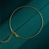 Women's Simple Ring Bangle Gold Bracelet Fight Round Fashion Bracelet Women's Bracelet Gold Bracelet Ring Bracelet Women's Accessories