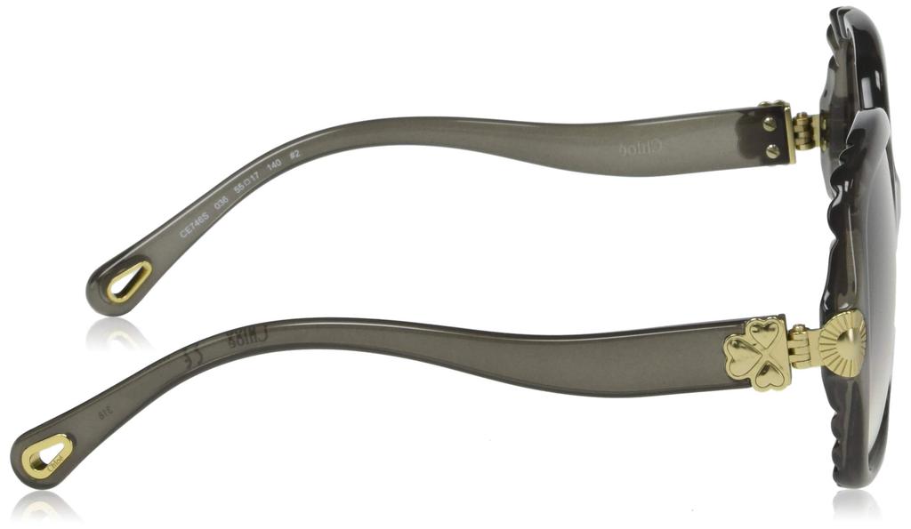 Chloe CE746S Dark 55 Women's Sunglasses, Gray, Japan, (-)