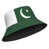 Pakistan Fisherman Hats Free Custom Name Logo Bucket Cap Nation Flag Islam Arabic Islamic Pk Pakistani Arab Print Photo Headgear