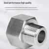 Qianhua Zhike 304 Stainless Steel Reducing Straight Threaded Pipe Adapter