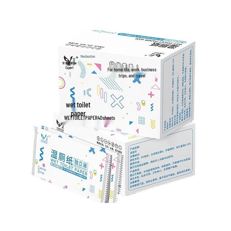 V1 Flushable Wet Toilet Wipes (40 Count)