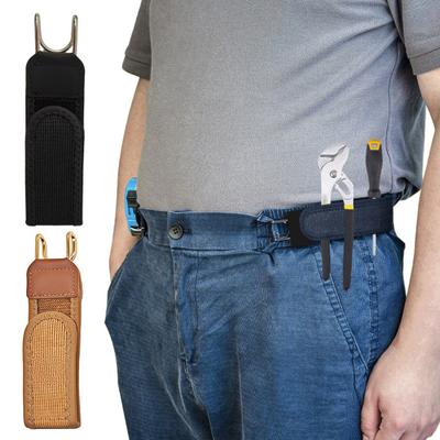 Buckleless Belt Hook Adjustable Metal Buckle-Free Invisible Waist Hook Elastic Belt Unisex Belt Closure for Outdoor