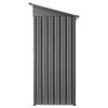 1533 X 876 X 1815 Mm Metal Garden Shed, Storage Building with Lockable Door & 2 Louver Vents, Sloped Roof Metal Outdoor Storage Shed, Tool Sheds