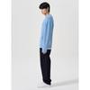 8SECONDS Turck Detail Round Knit Sky Blue