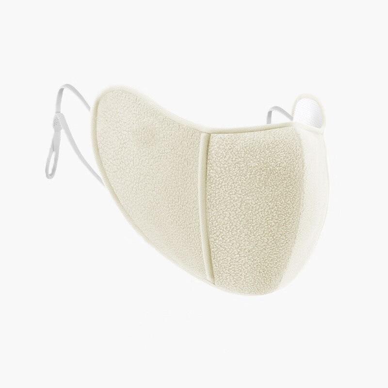 Winter Austenitic Fleece Thermal Mask for Women Thickened Cold Resistant Warm Windproof Breathable Face Mask Eye Protection