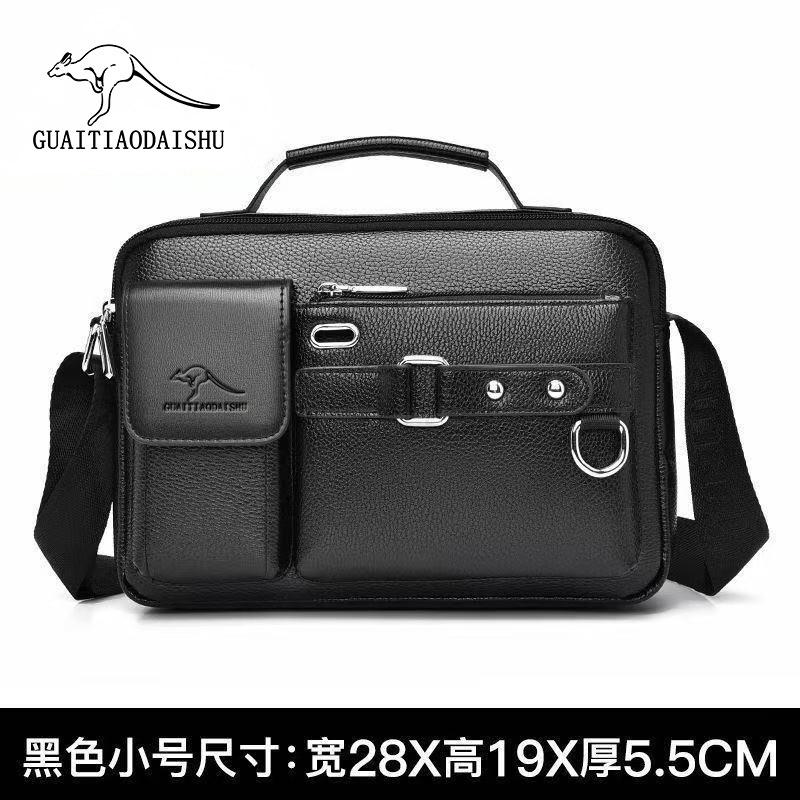

Shoulder bag men s business leisure versatile practical messenger bag briefcase large capacity multi-compartment portable carry bag