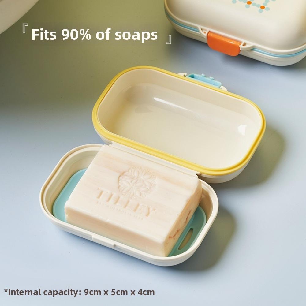 New Sealed Design Bar Soap Holder Leak Proof Portable Travel Soap Case with Lid Soap Storage Box For Travel