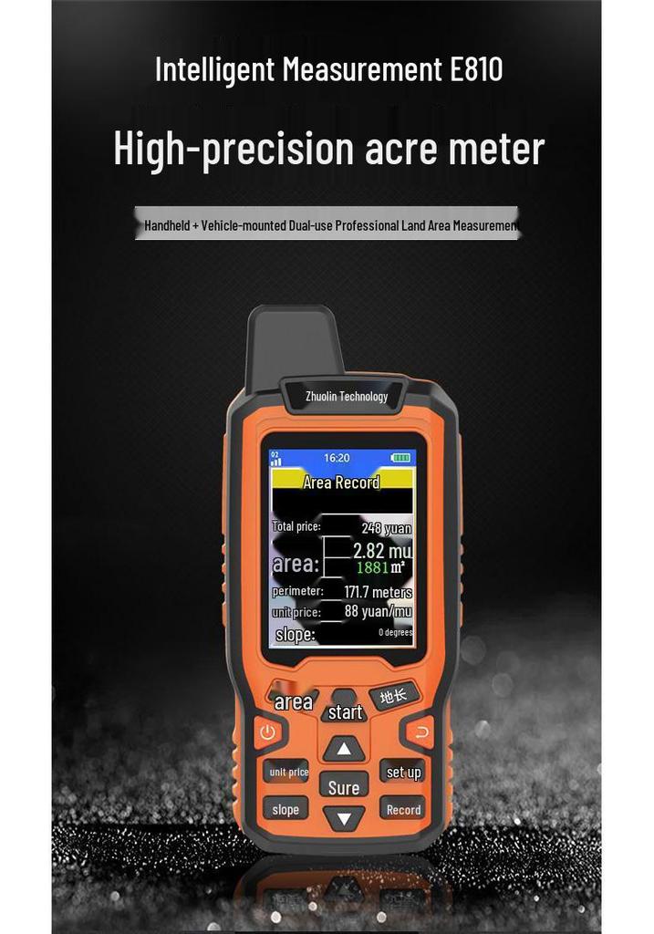 Zhuolin ZL-198 Precision GPS Land Area Meter & Acreage Counter
