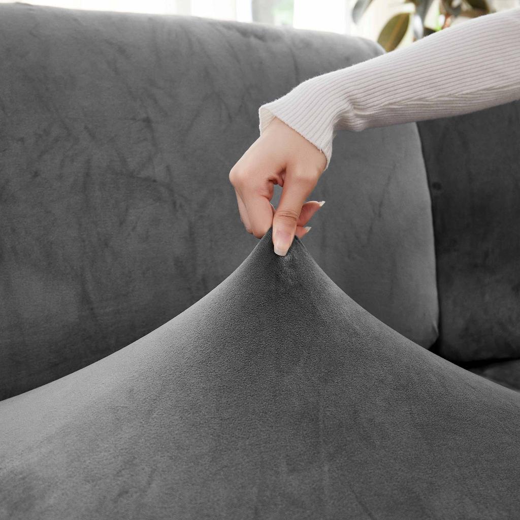 Stretch Sofa Cover Cover All Inclusive Universal Sofa Cushion Living Room Four Seasons Universal Winter Models Plush Thickened Cushion Universal
