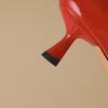Genuine Leather Black Red Women Pumps High Stiletto Heel Small Big Size 31 47