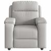 VidaXL Reclining Massage Chair Cloud Grey Fabric, Massage Chair, Armchair, Sofa Armchair, Office Chair 4015699