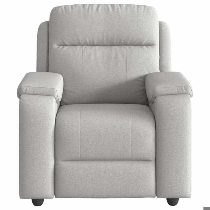 VidaXL Reclining Massage Chair Cloud Grey Fabric, Massage Chair, Armchair, Sofa Armchair, Office Chair 4015699