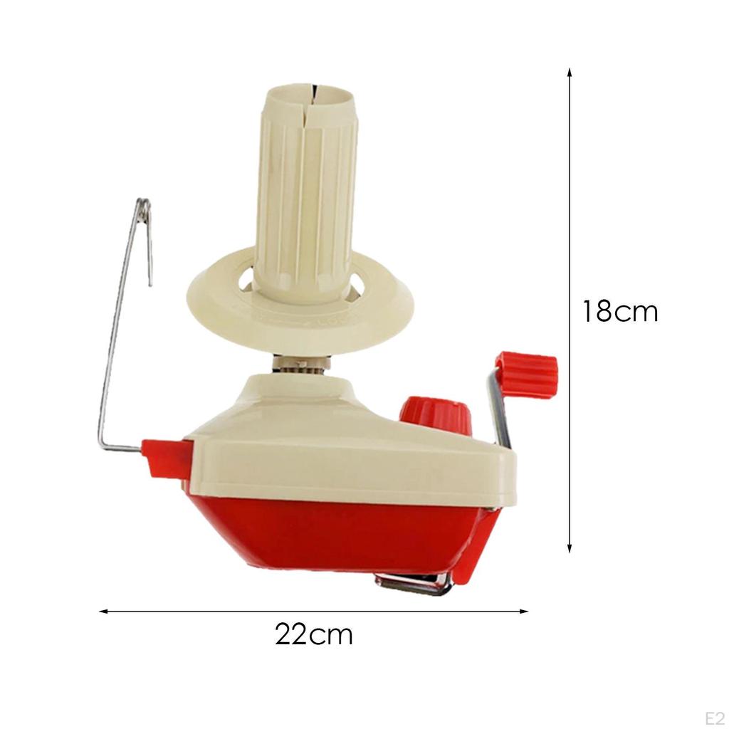 Yarn Ball Winder Hand Operated Winding Wool Machine Multipurpose Stable Durable String