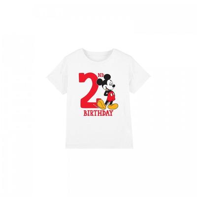 Childrens/Kids Mickey Mouse 2nd Birthday T-Shirt