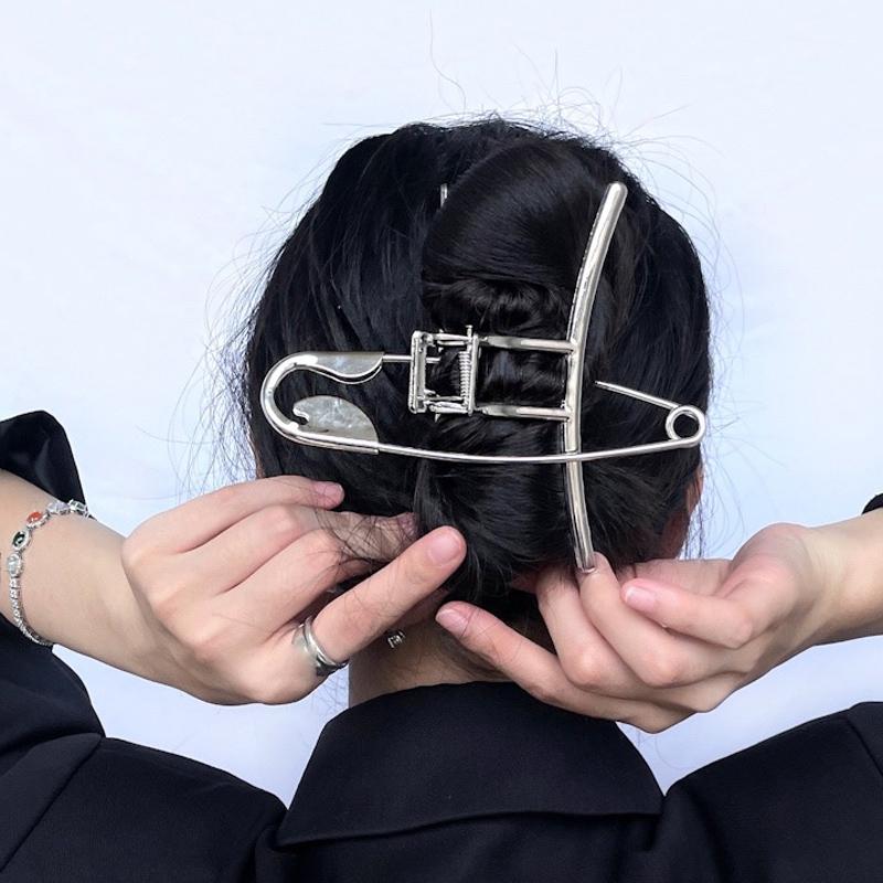 Pinze per Capelli Metalliche Grandi con Design Sicuro Fermagli per Capelli Accessori per Capelli Mollette Fermagli per Capelli Copricapo