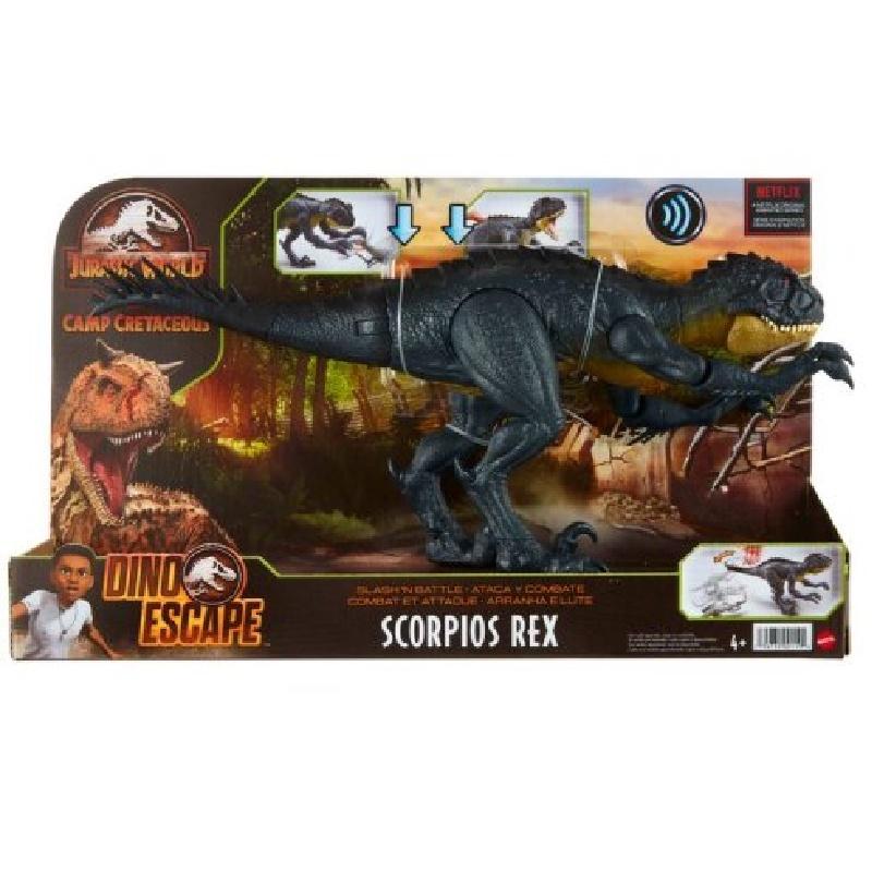 Jurassic World Poison Scorpion Tyrannosaurus Rex Posable Dinosaur Toy For Boys