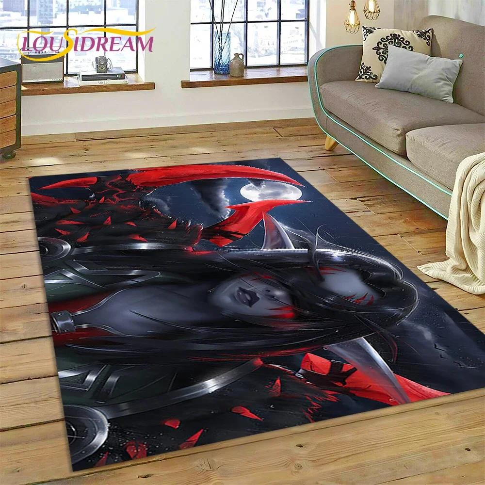 WOW, World of Warcraft Demon Hunter, Lich King Game Carpet Rug for Bedroom Living Room Home Sofa Decoration,Kid Decor Floor Mat