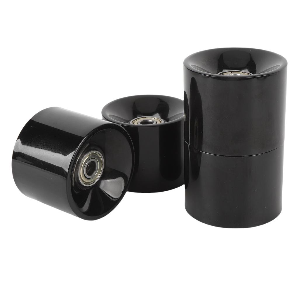 4PCS Skateboard Wheels High Elasticity PU 60x45mm Longboard Roller Wheel with Bearings