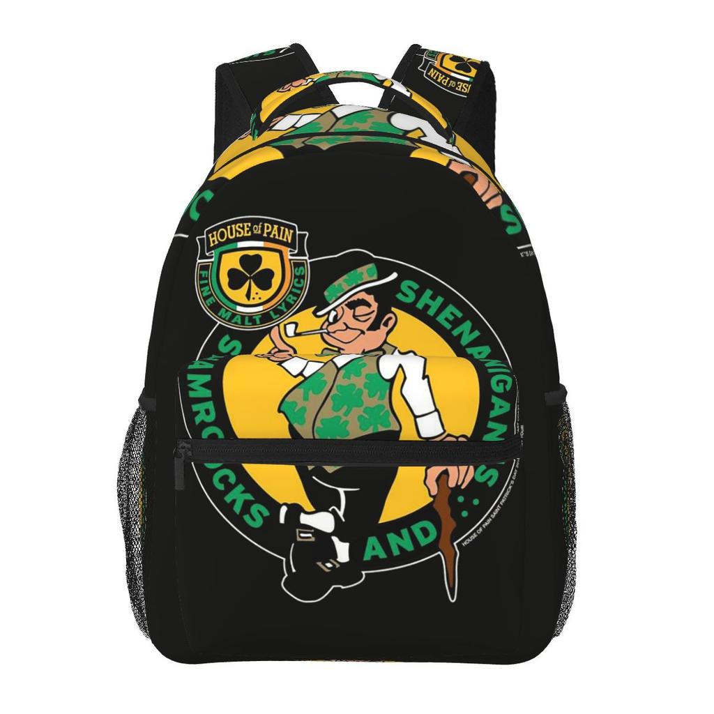 Band House Of Pain Jump Around Backpack Student Boys Girls BookBag Kids School Bag Laptop Shoulder Bags for Men Women