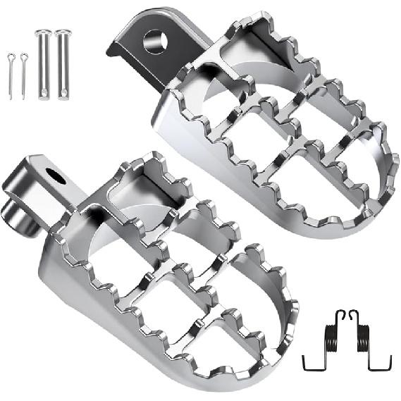 Mini Bike Foot Pegs Assembly Kit Compatible With Coleman Minibike CT200U CT200U-EX BT200X CT200U-EXR CT100U CC100X Axis M200 196Cc 200Cc 97Cc 100Cc