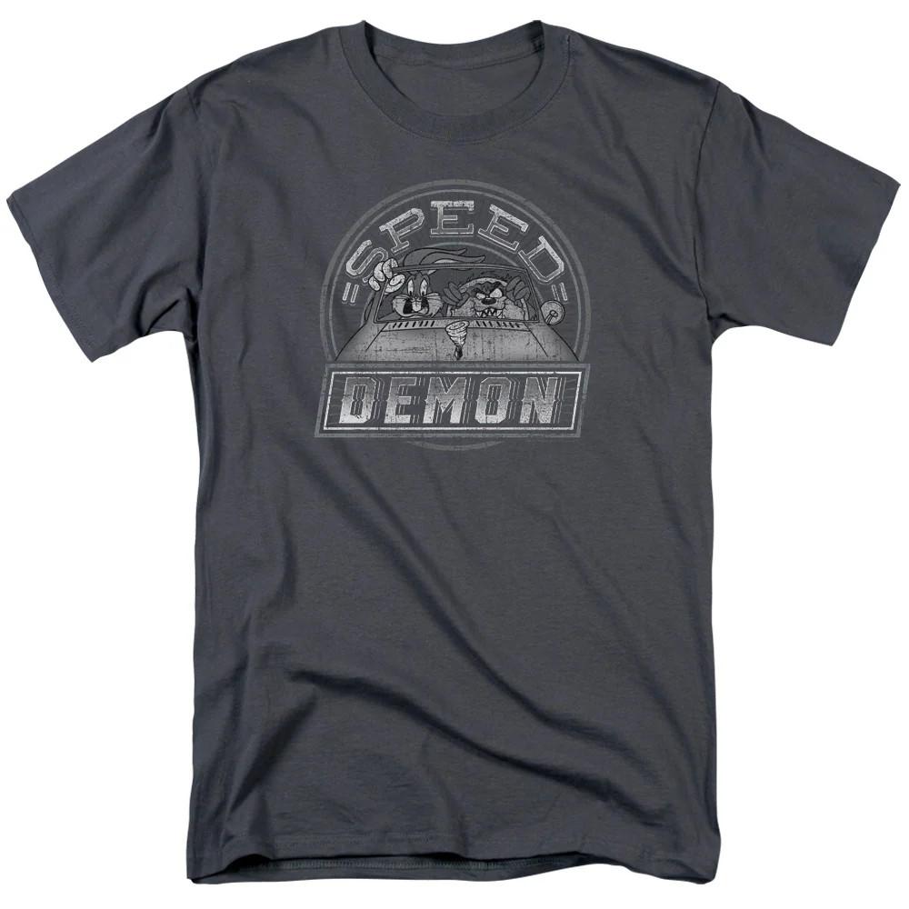 Looney Tunes Speed Demon Mens T Shirt Charcoal L