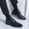 Men Derby Shoes Lace-up Business Men Shoes Black Brown Pu Shoes for Men with  Size 38-48 Mens Dress