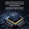 Colorful Bluetooth Speaker Portable Wireless TWS Stereo LED Music Player with TF Card and Transparent Crystal Design