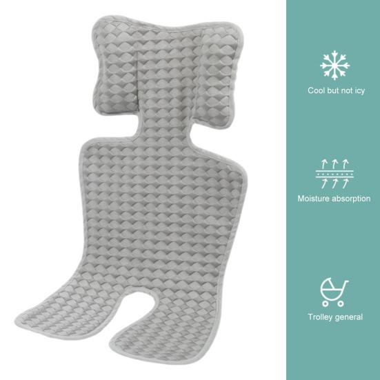 Pernuță scaun pentru cărucior Protecția capului Design confortabil Respirabil Absorbant Gheață Mătase Mașină pentru copii