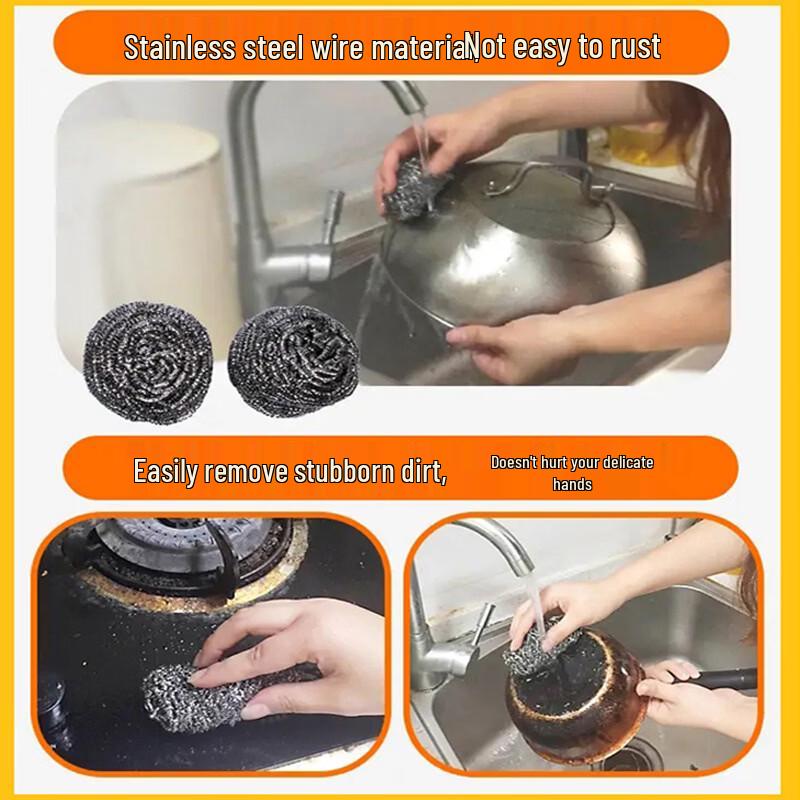 Miaojie C-Shape Stainless Steel Scouring Pads